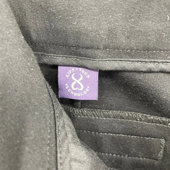 NYDJ Jeans Women's Sz 4 Black Ponte Stretch Leggings Skinny Slim Straight Pants - Picture 9 of 11